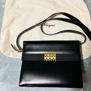 Vintage Salvatore Ferragamo Black Bag